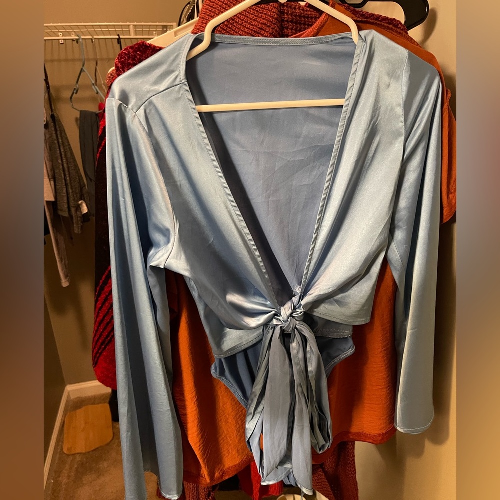 Beautiful blue body suit - completely adjustable